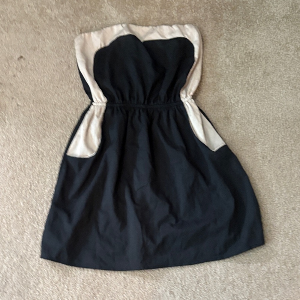 Stylish Black and Cream Kids Dress
